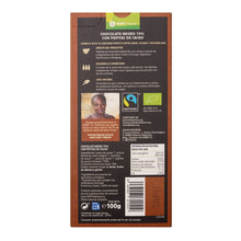 Cargar imagen en el visor de la galería, Tableta chocolate negro 70% pepitas de cacao