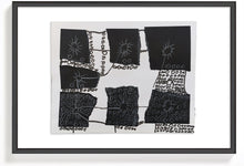 Cargar imagen en el visor de la galería, Arte Abstracto Blanco y Negro Formato A3
