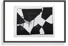 Cargar imagen en el visor de la galería, Arte Abstracto Blanco y Negro Formato A3
