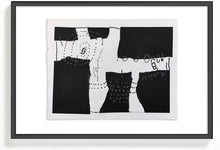 Cargar imagen en el visor de la galería, Arte Abstracto Blanco y Negro Formato A3
