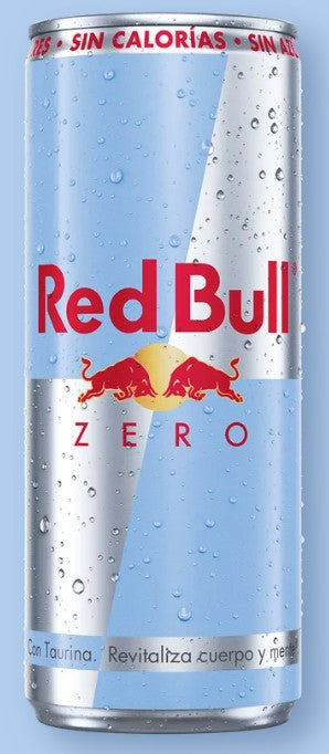 Red Bull Bebida Energética, Zero, 250 ml