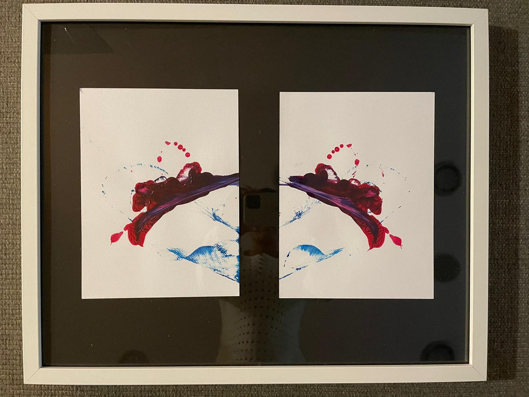 Arte inclusivo - Reflejo de una flor 1