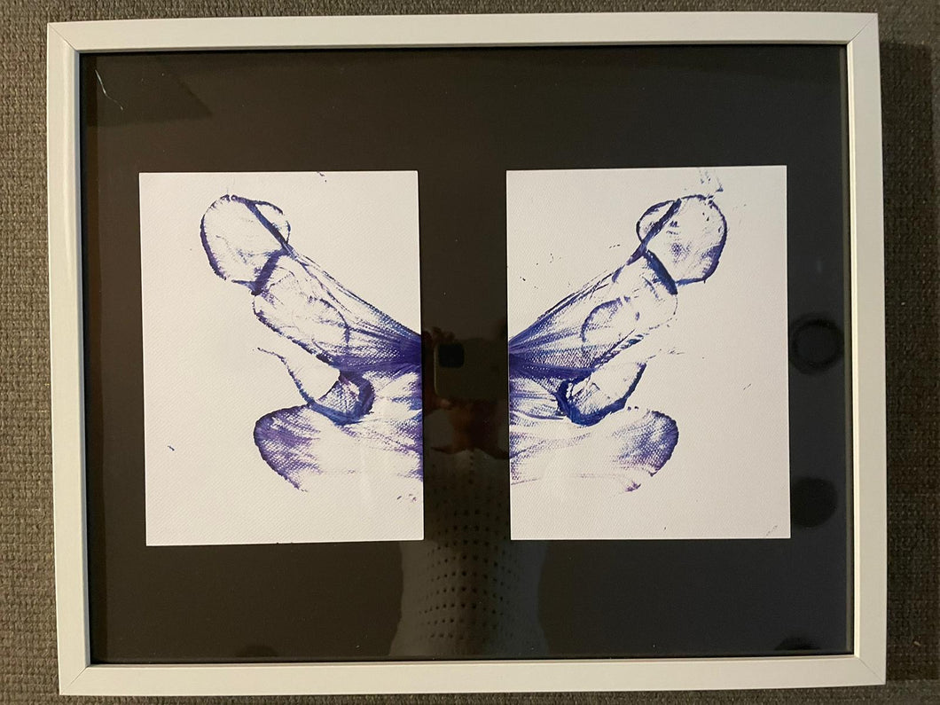 Arte inclusivo - Reflejo de una mariposa