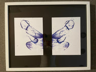 Arte inclusivo - Reflejo de una mariposa