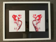 Arte inclusivo - Reflejo de una flor 2