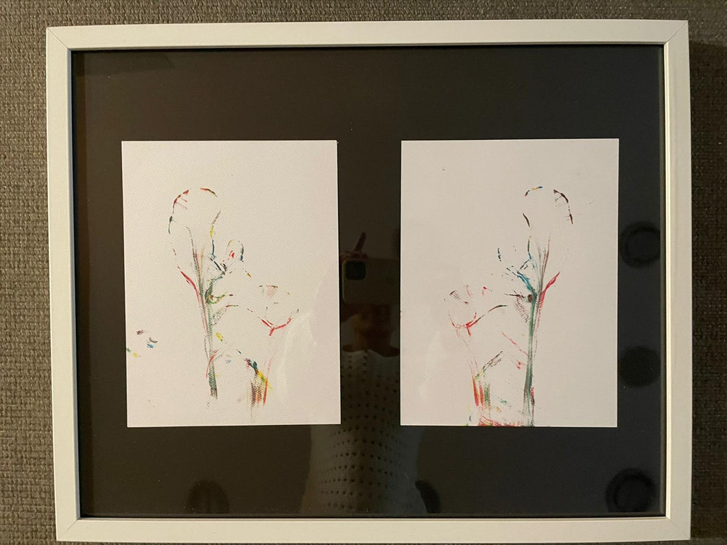 Arte inclusivo -  Reflejo de una flor 3