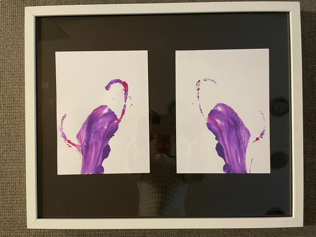 Arte inclusivo -  Reflejo de una flor 4