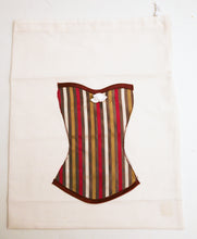 Cargar imagen en el visor de la galería, Bolsa ropa interior con corsé en tela
