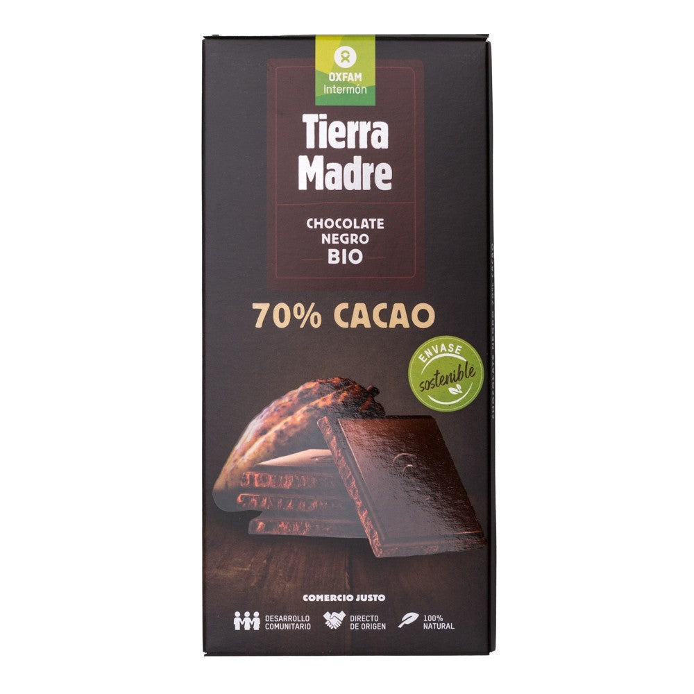 Tableta chocolate negro 70% bío