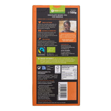 Cargar imagen en el visor de la galería, Tableta chocolate negro 70% naranja bío
