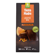 Tableta chocolate negro 70% naranja bío