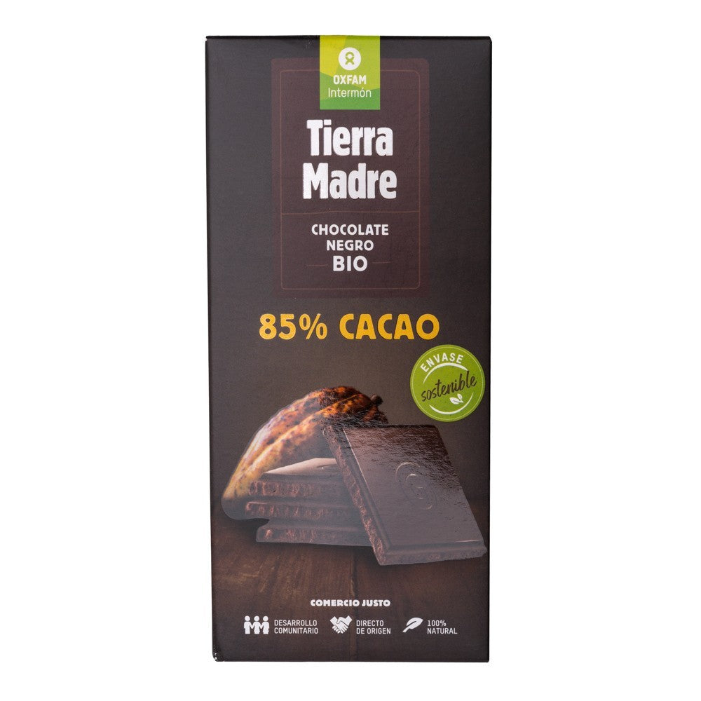 Tableta chocolate negro 85% bío